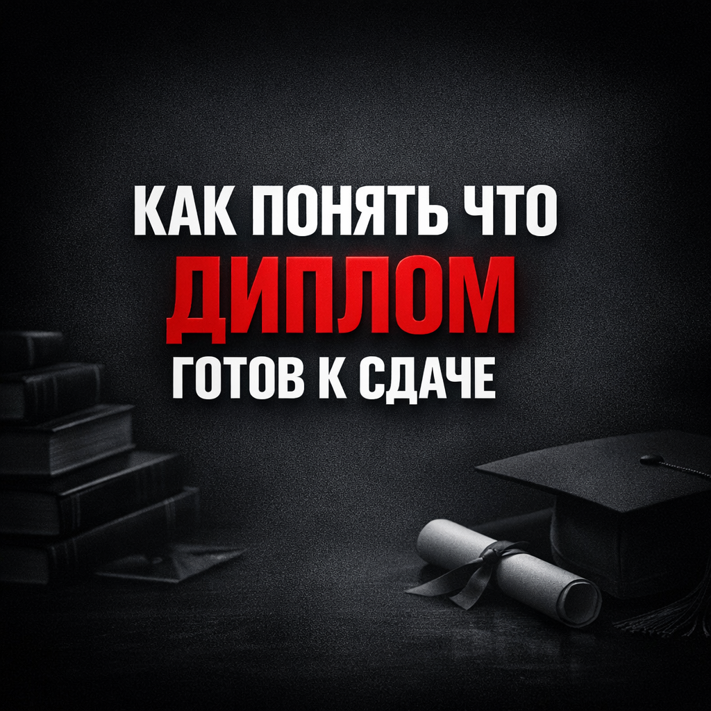 Как понять что диплом готов к сдаче