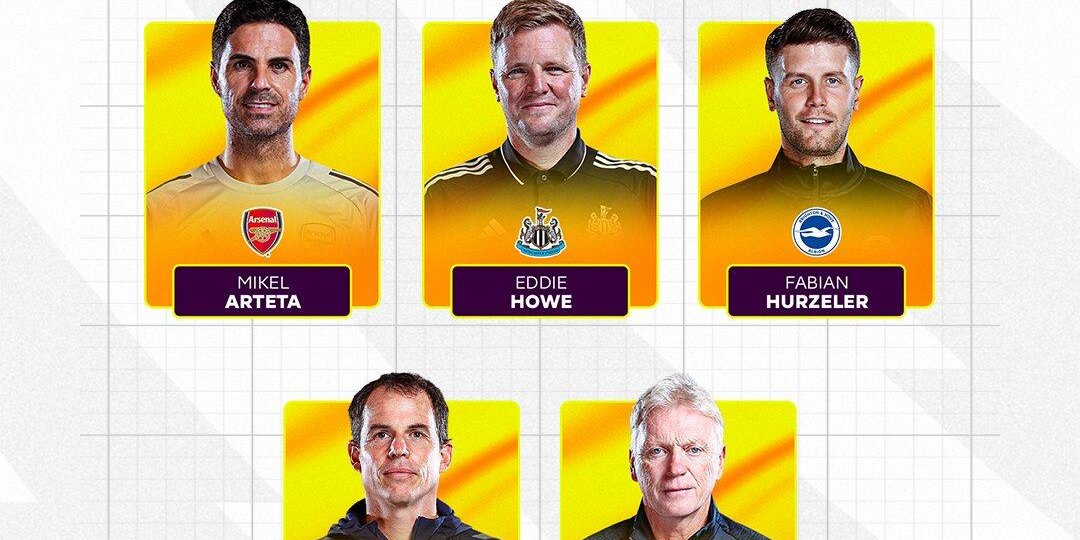 А это номинанты на лучшего тренера Премьер-Лиги в марте