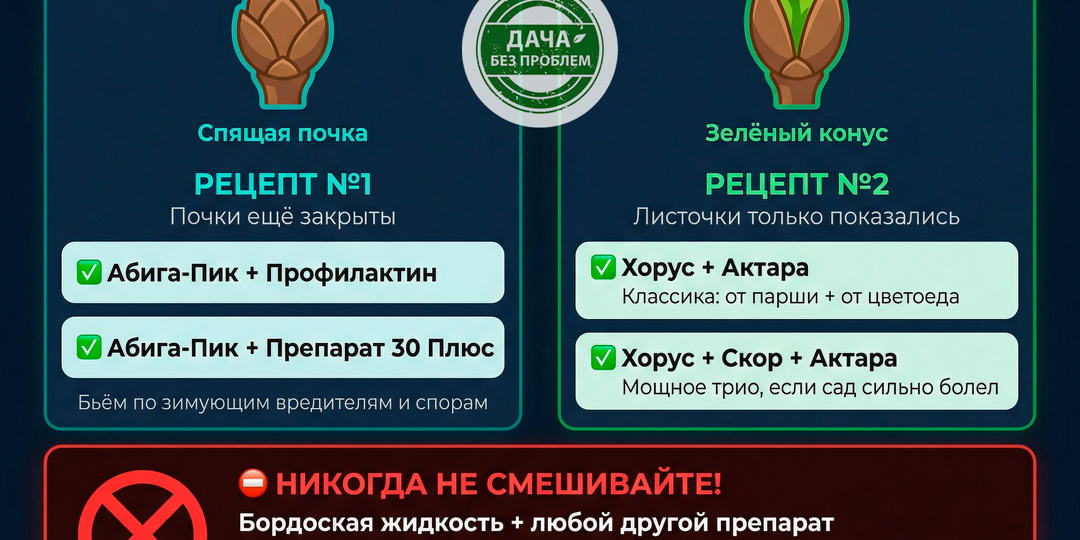 Баковая смесь: как смешать фунгицид и инсектицид в одном ведре