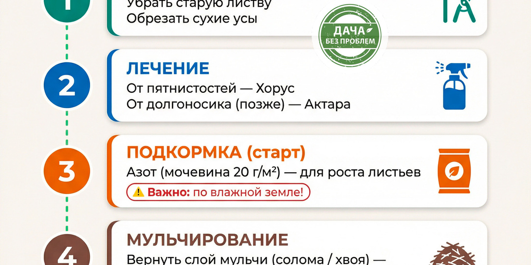 Как разбудить клубнику: 4 шага, которые спасут ваш урожай