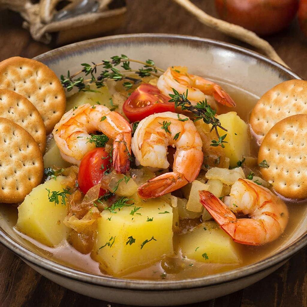 #картофельскреветками #быстрыерецепты #ужинзаполчаса #морепродукты #домашняякухня