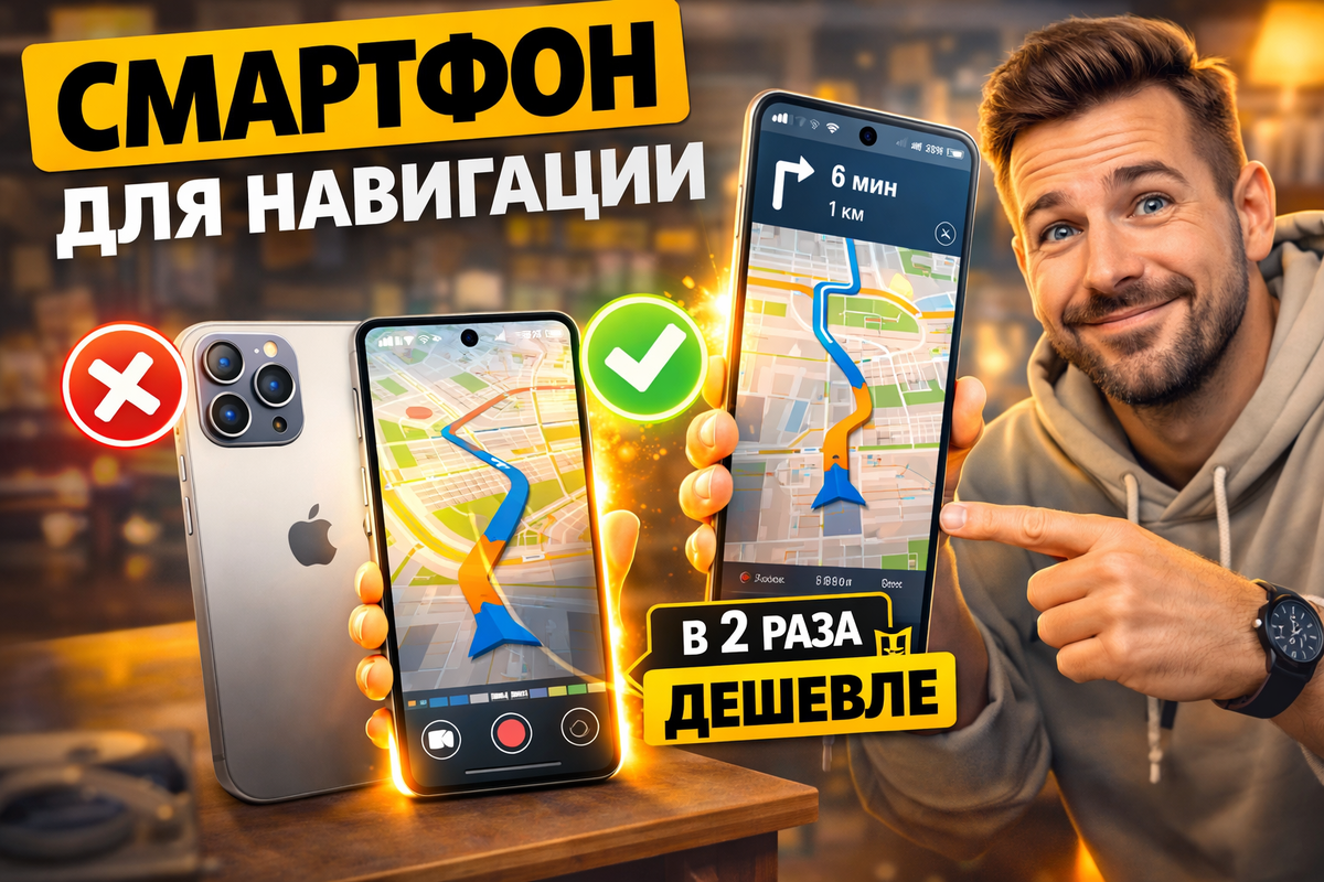 Смартфон с хорошей навигацией на экране — устройство в дороге, которое помогает не сбиться с маршрута и уверенно ориентироваться в городе или за его пределами.