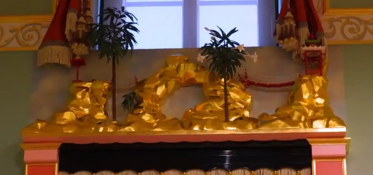    Десюдепорты в Китайском зале. Фото: стоп-кадр видео от пресс-службы ГМЗ «Царское Село»