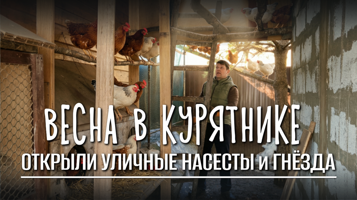 Переводим курятник на летний режим