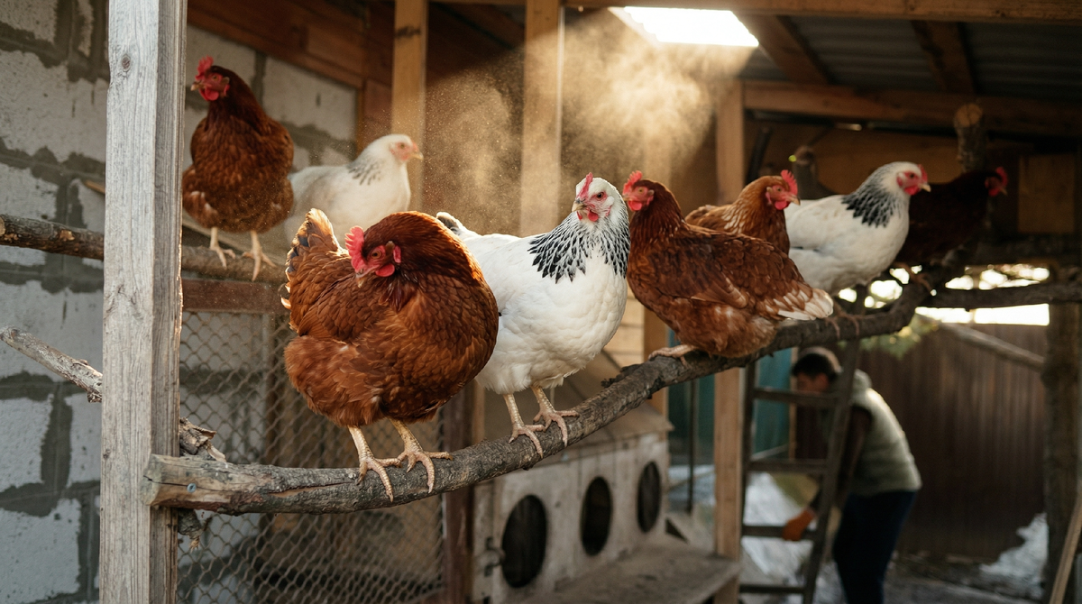 Летние гнёзда и насесты