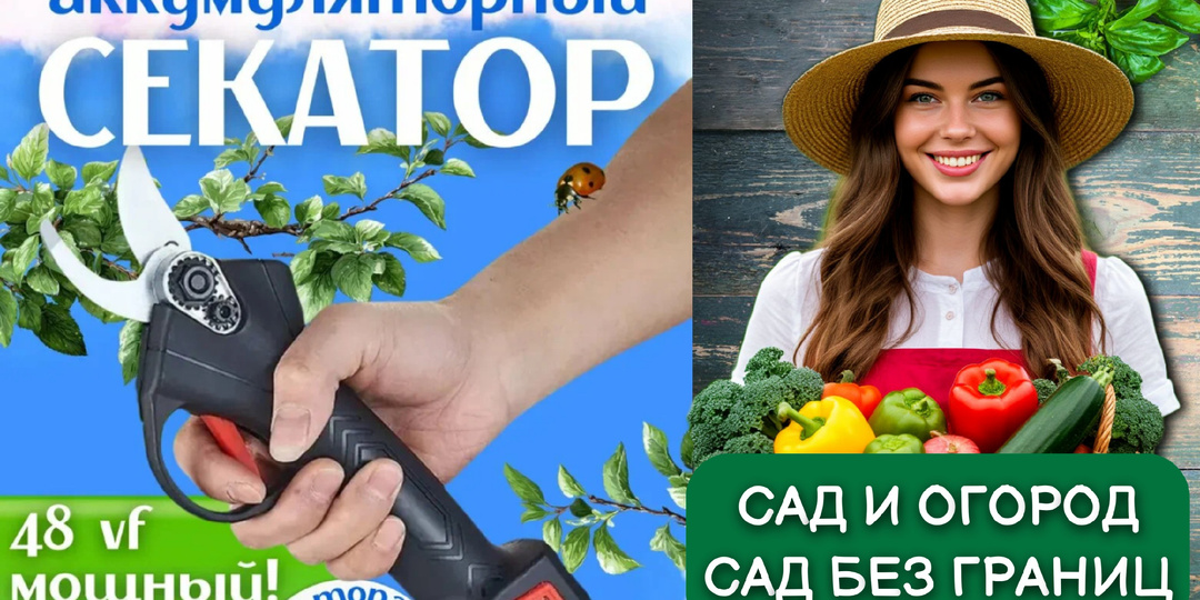 Аккумуляторный садовый секатор: чем он удобен и кому подойдёт.