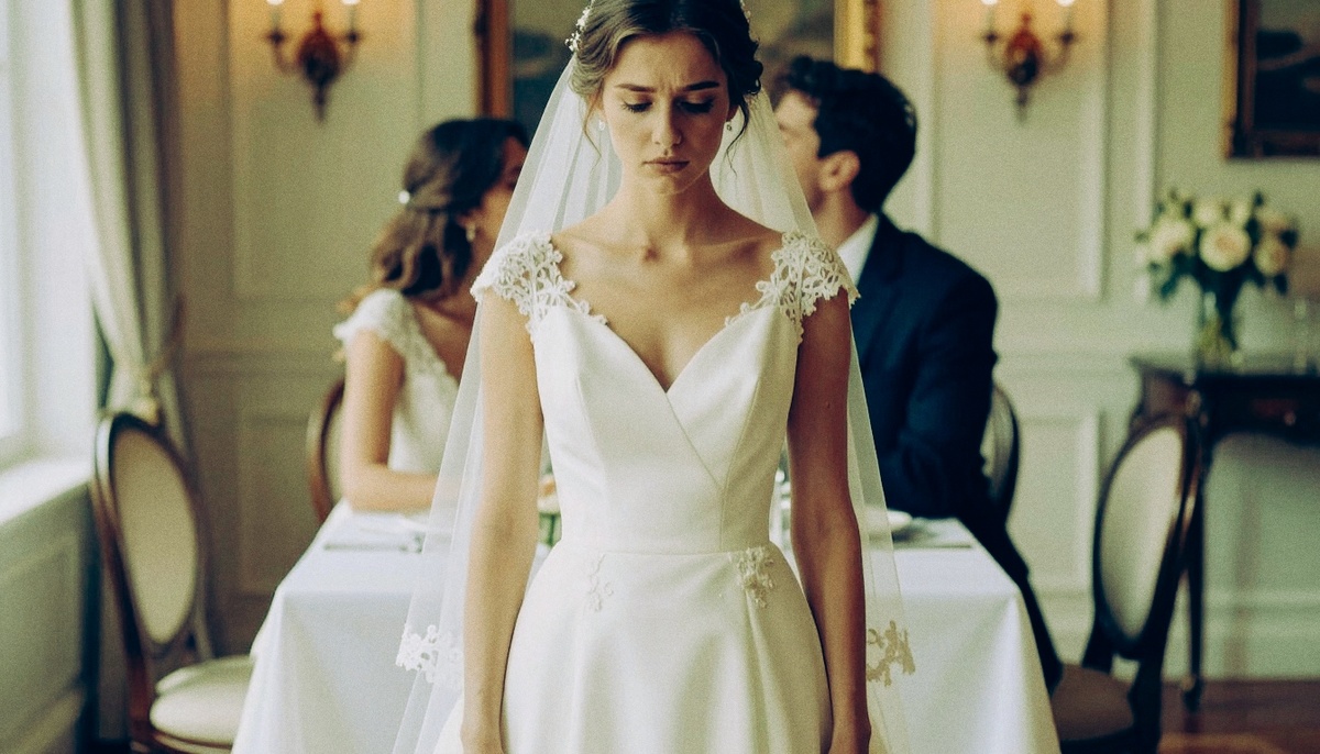 Свадьба без невесты. Фото ии.