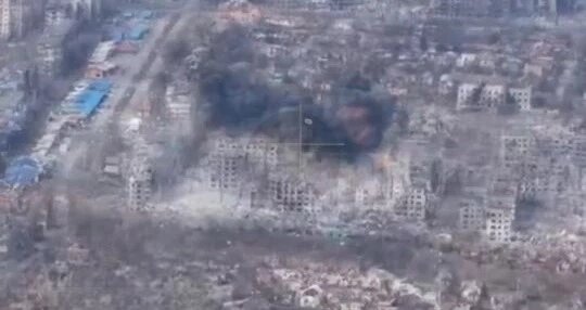    Удар по ПВД ВСУ в Константиновке. Фото: кадр видео