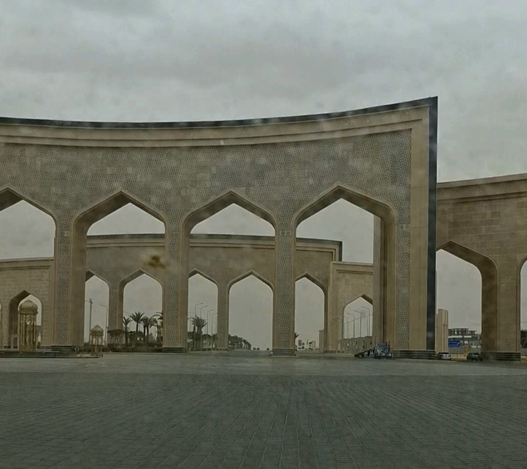 Вот так внушительно и с размахом создали главный въезд в Новую столицу Египта (New Capital of Egypt)