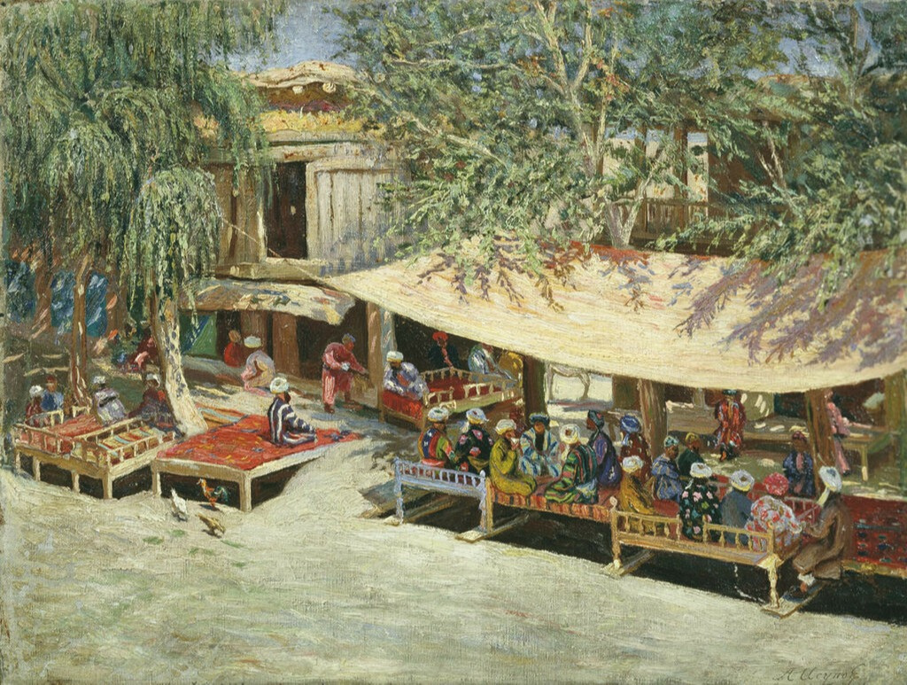 Алексей Владимирович Исупов. «Чайхана». 1916. artchive.ru