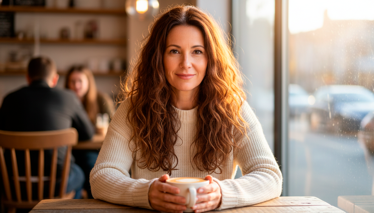 Вера, 54 года. Густые каштановые волосы, которые ей советовали состричь