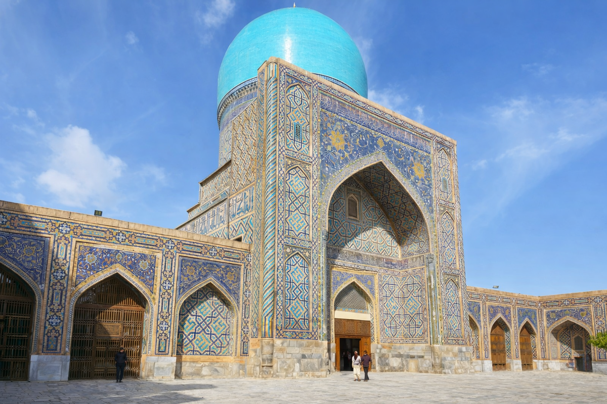  Медресе Тилля-Кори, Самарканд vs Великая стена, Китай