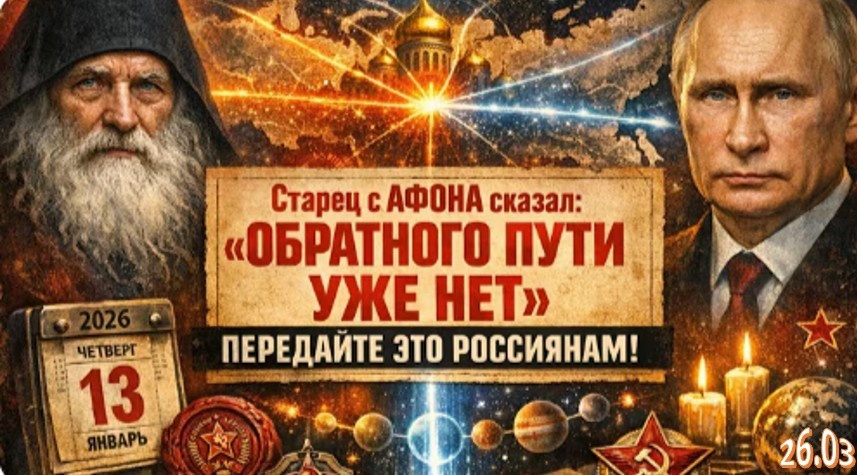 ПЕРЕДАЙТЕ ЭТО РОССИЯНАМ! Старец с АФОНА сказал: «обратного пути уже нет»