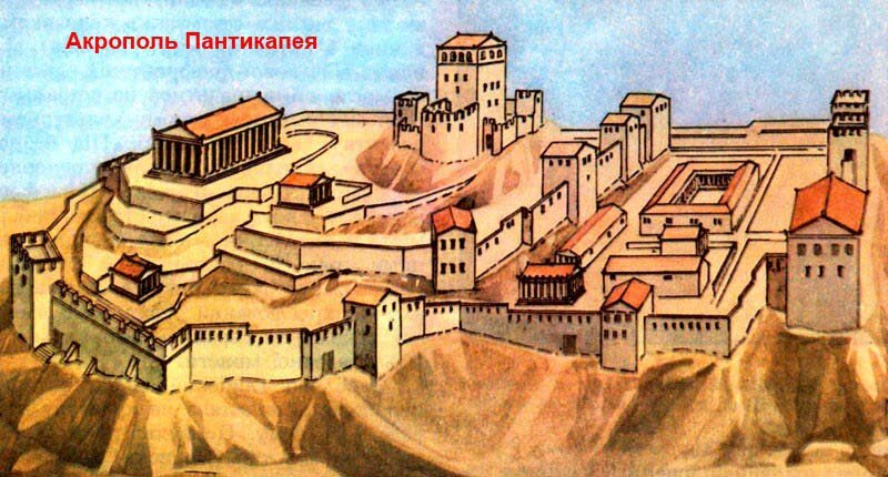 Пантикапей в период расцвета. 