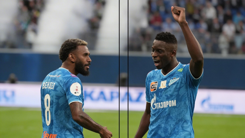    Игроки "Зенита" Вендел и Луис Энрике | © РИА Новости / Алексей Даничев