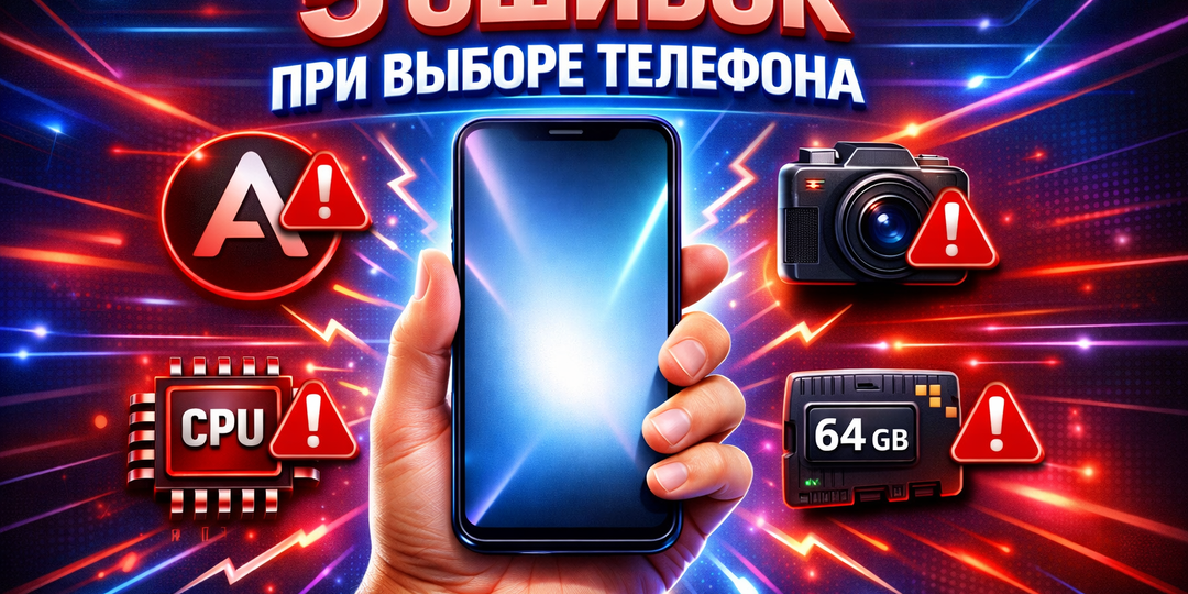 📱 ⚠️ 5 ошибок при выборе телефона (которые совершают почти все)