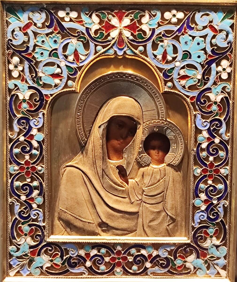 Икона Богоматерь "Казанская", 1880-1890-е г.г.