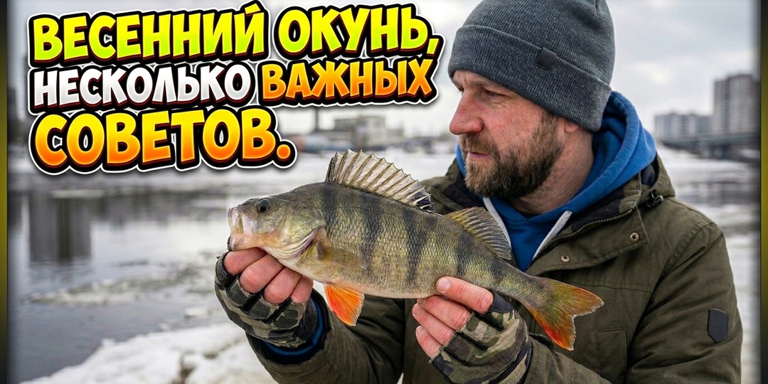 Весенний жор полосатого разбойника: ловля окуня на проталинах