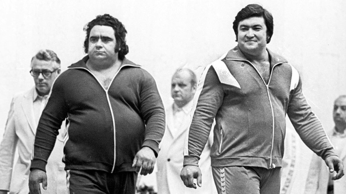    Василий Алексеев и Султан Рахманов. 1980 год.Ефим Шаинский архив «СЭ»