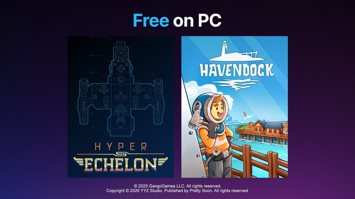 В Epic Games Store до 2 апреля можно получить бесплатно игры Havendock и Hyper Echelon!