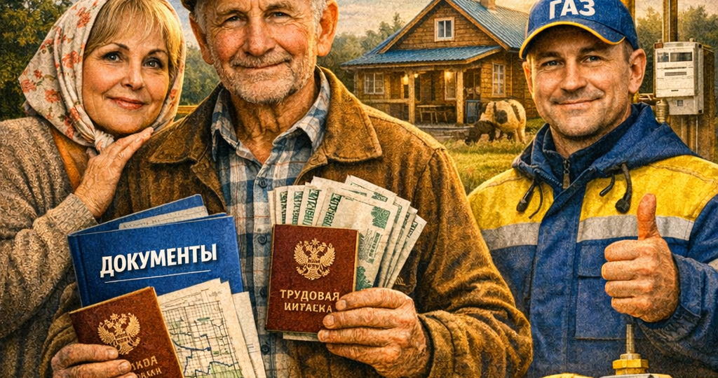 Кто из пенсионеров имеет право на бесплатное подключение газа? Проверьте себя