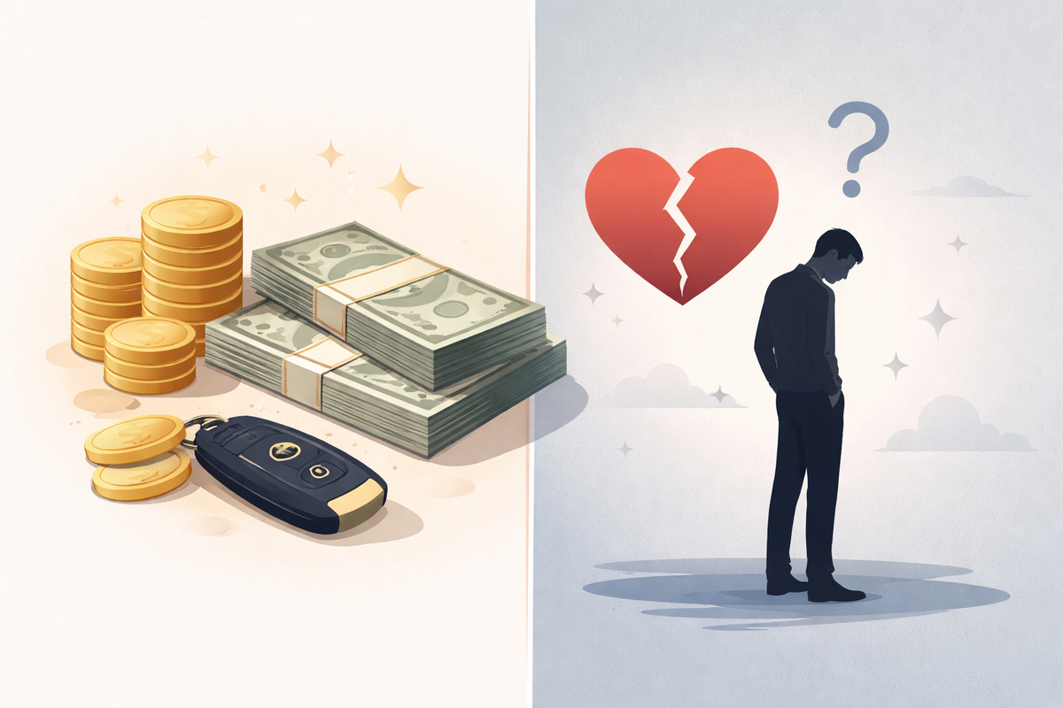 Деньги решают многое. Но есть вещи, которые они не могут дать. И чем раньше это понять, тем легче жить.