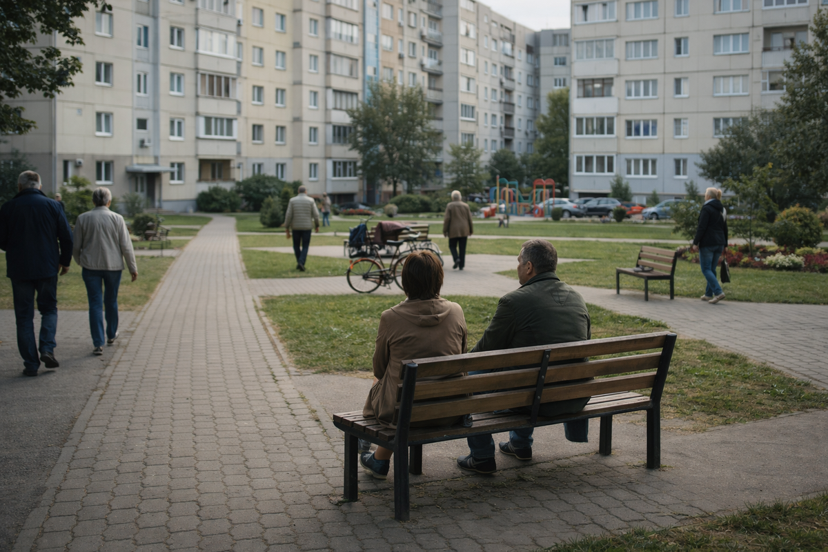 Город выглядит аккуратно без усилий