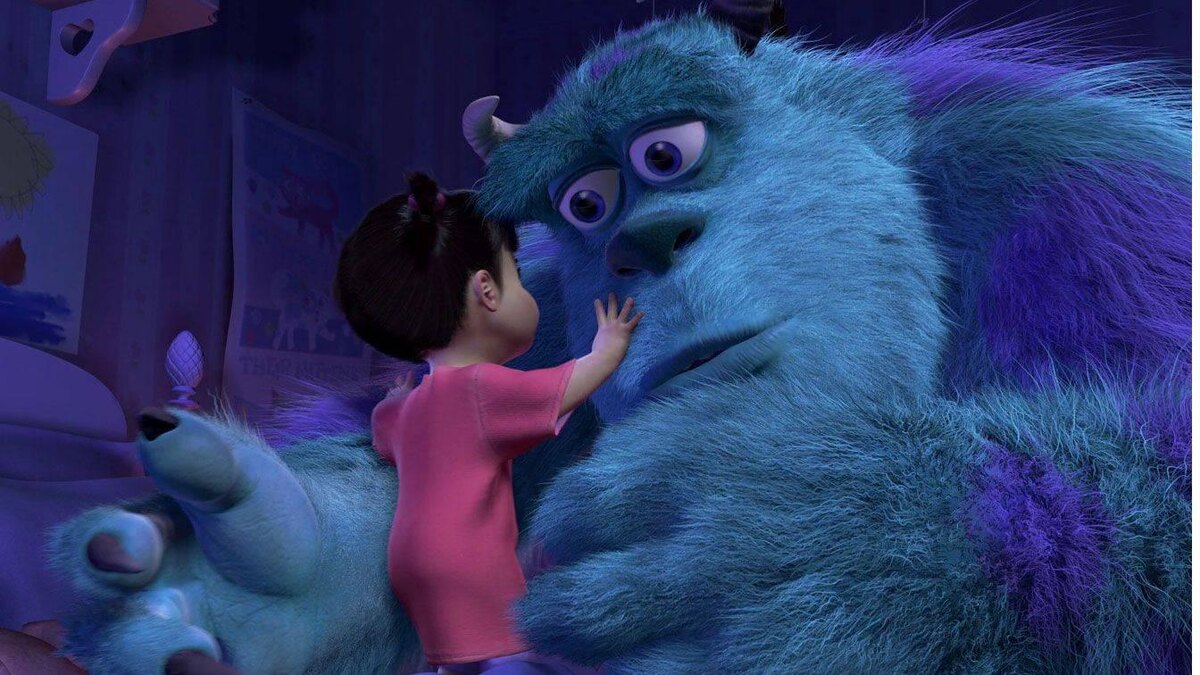 Кадр из мультфильма «Корпорация монстров» (Monsters, Inc.), Pixar