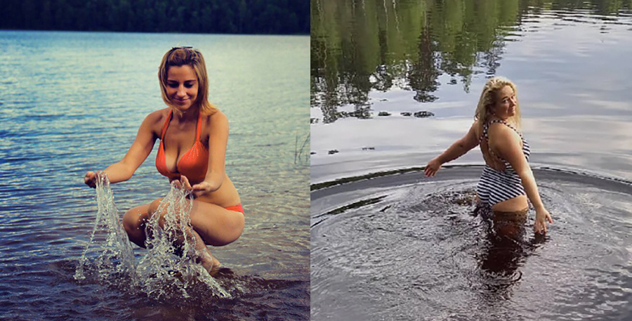 Красавицы на речках