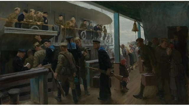 Михаил Сидоров. «На Сталинградский фронт». 1942