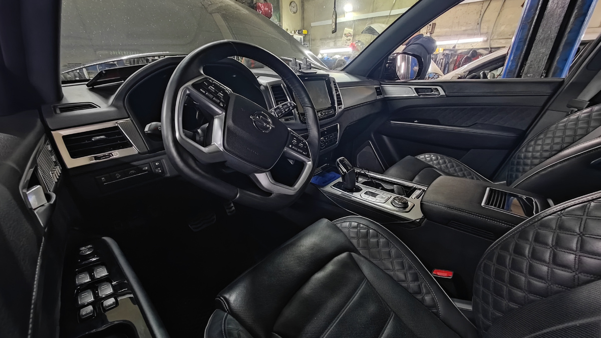 SsangYong Rexton G4 2021 2.2c 202hp — Отключение мочевины Adblue, EGR, DPF + Stage1 + Русификация ГУ