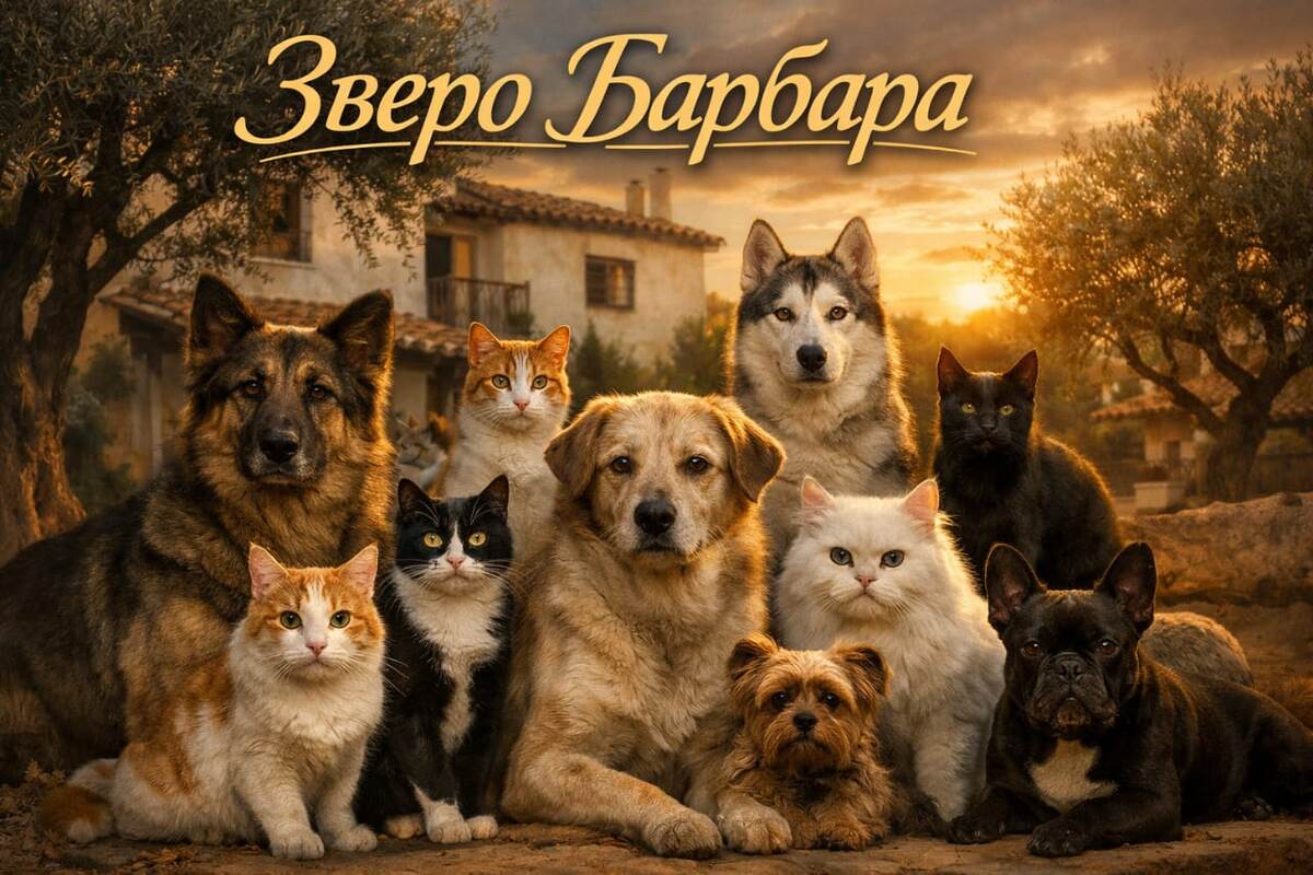 Истории большого двора где у каждого животного свой характер.