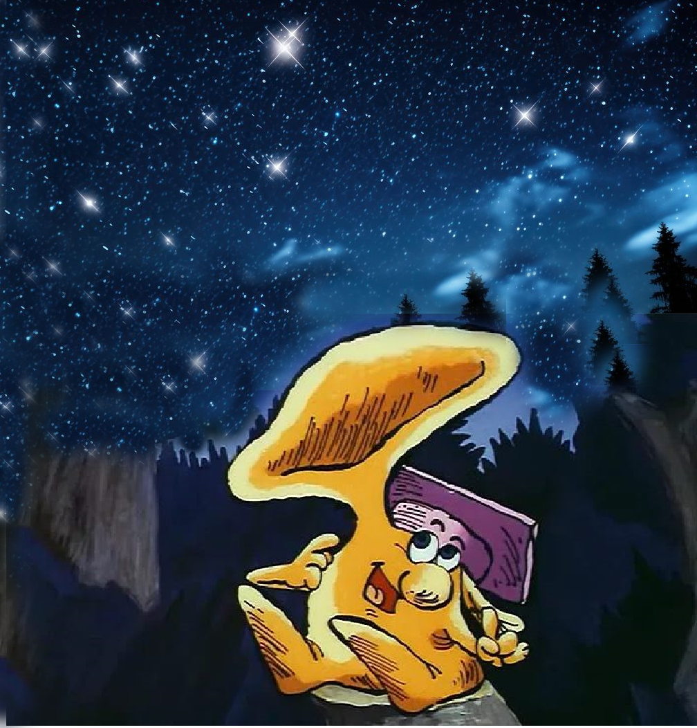 Изображение создано в фотошопе по мотивам мультфильма "Большой Ух" 