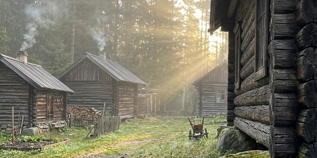 Код Вечности: Почему избы карелов и русских мастеров стояли по 200 лет без гнили и фундамента? Секреты «лунного дерева»