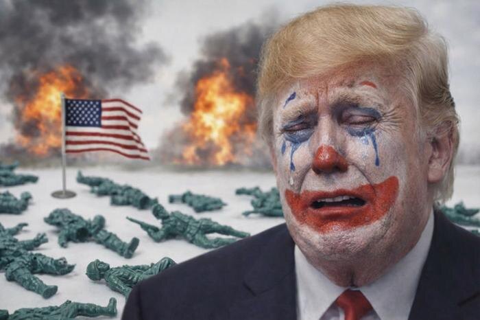 Три недели стыда «Эпической ярости»: френдли-фаер, рисунки на асфальте и позор Трампа. Обложка © Chat GPT