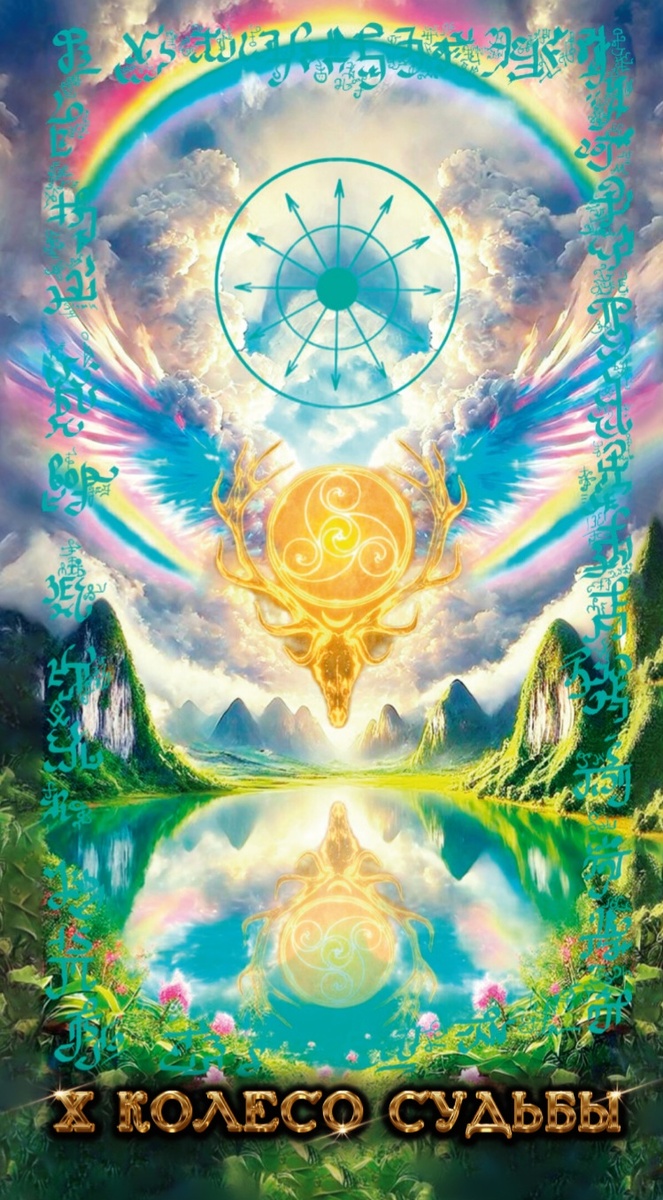 Таро 3 13 Мир Живой и Мир Иной