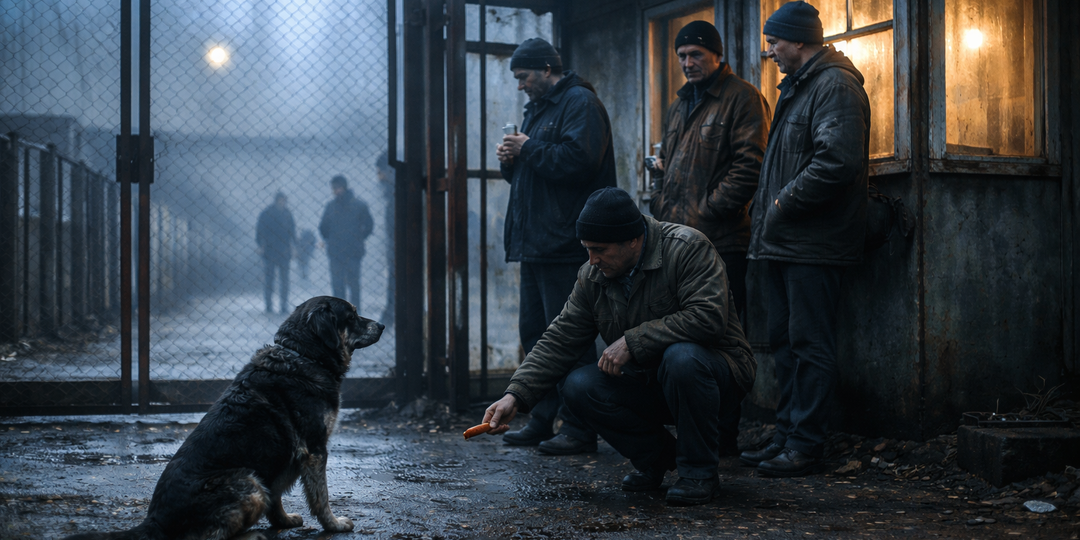 После банкротства завода к проходной каждое утро приходила только старая собака — а потом за ней потянулись мужчины