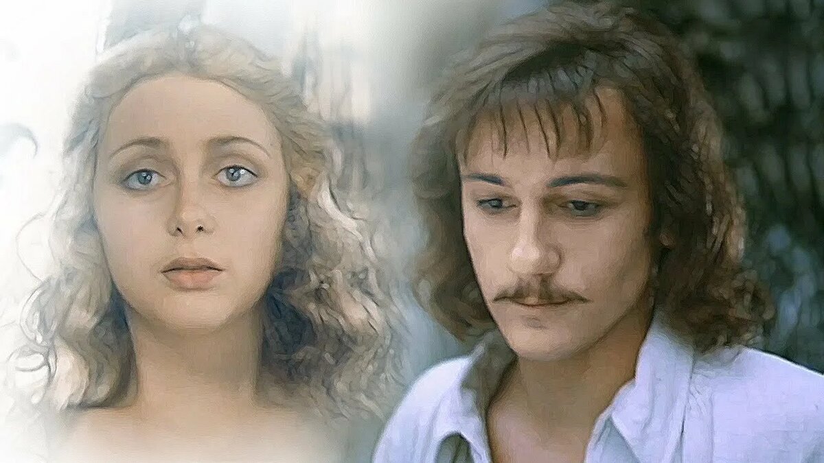 Сигоньяк  - Олег Меньшиков, Изабелла - Анна Исайкина. Советская экранизация романа.