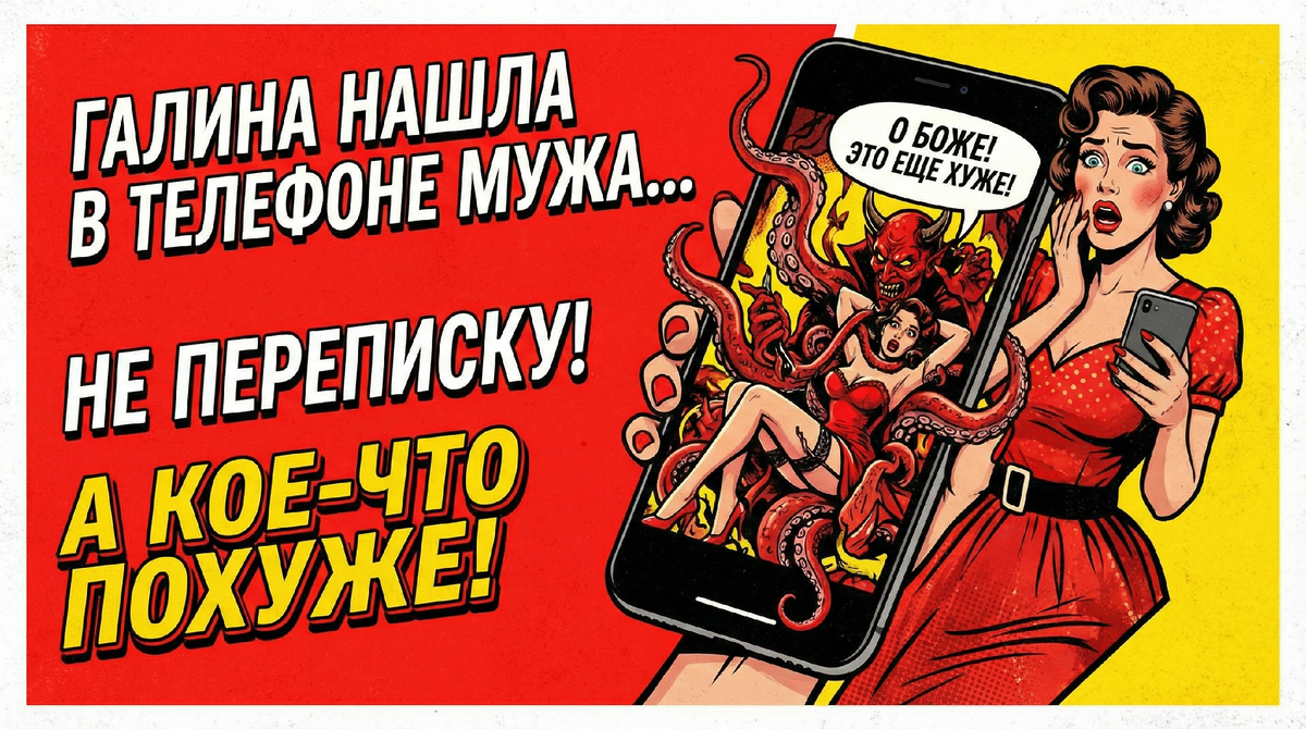 Галина нашла в телефоне мужа не переписку, а кое-что похуже