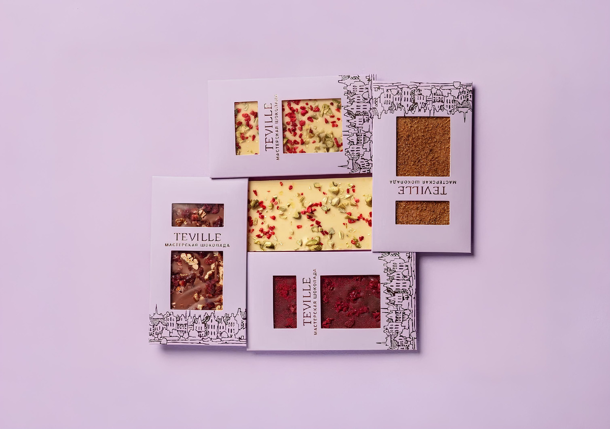 Шоколад ручной работы от мастерской Teville