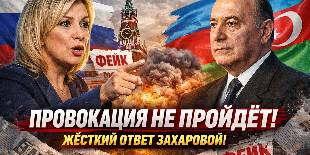 «Провокация не пройдёт»: Захарова ответила на фейки об Алиеве