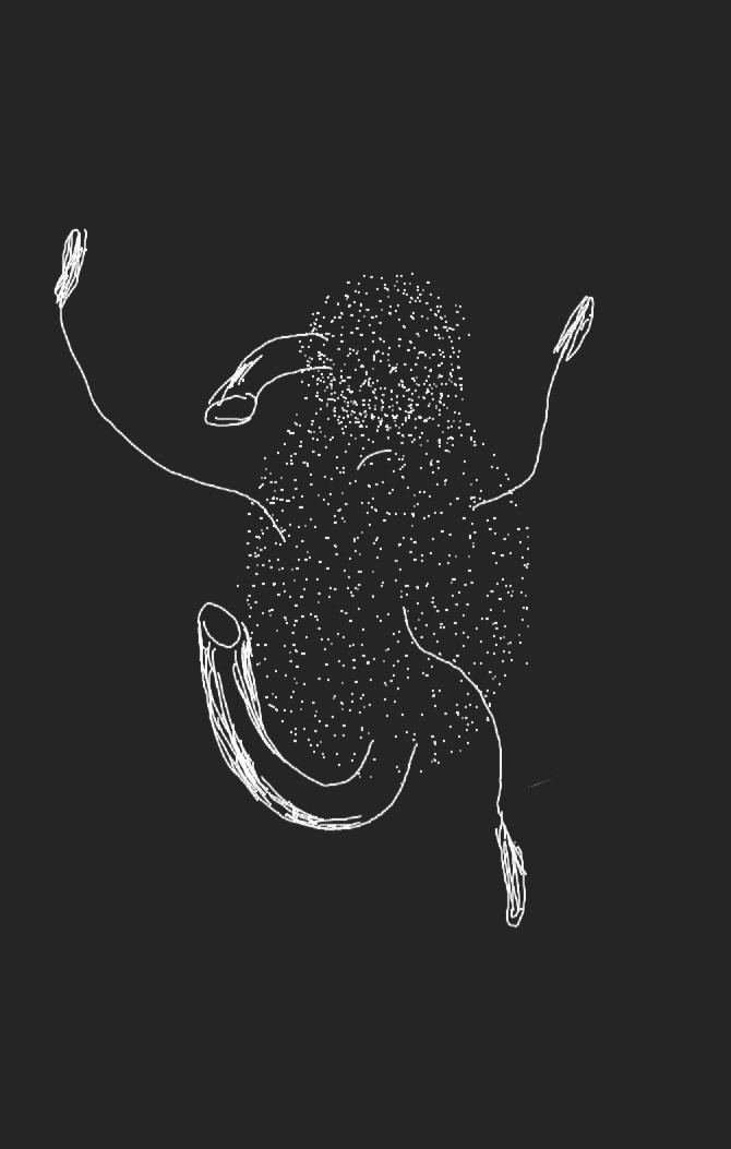 Личный рисунок. Дух, Демон, Инкуб. Истинный Духовный облик.