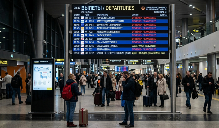    В аэропорту Оренбурга задержаны и отменены рейсы Оренбуржье