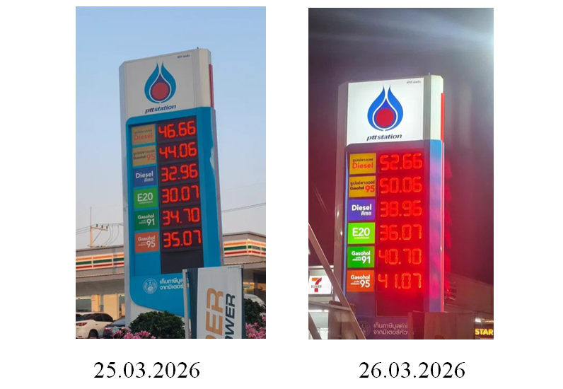 Фото автора. Разница между фото 1 день и 6 тайских батов