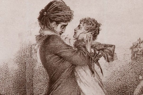 Михаил Врубель. Свидание Анны Карениной с сыном (фрагмент)