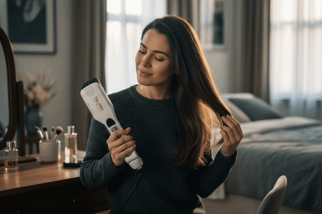    Как разблокировать кнопки на выпрямителе TELZEN и вернуть контроль над температурой TELZEN