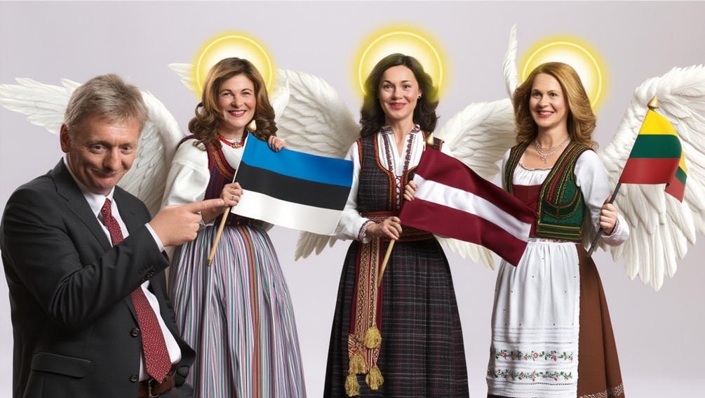    Судя по словам Пескова, украинские дроны если и летят над Литвой, Латвией и Эстонией, то втемную, правительства этих стран не в курсе. Иллюстрация: Блокнот