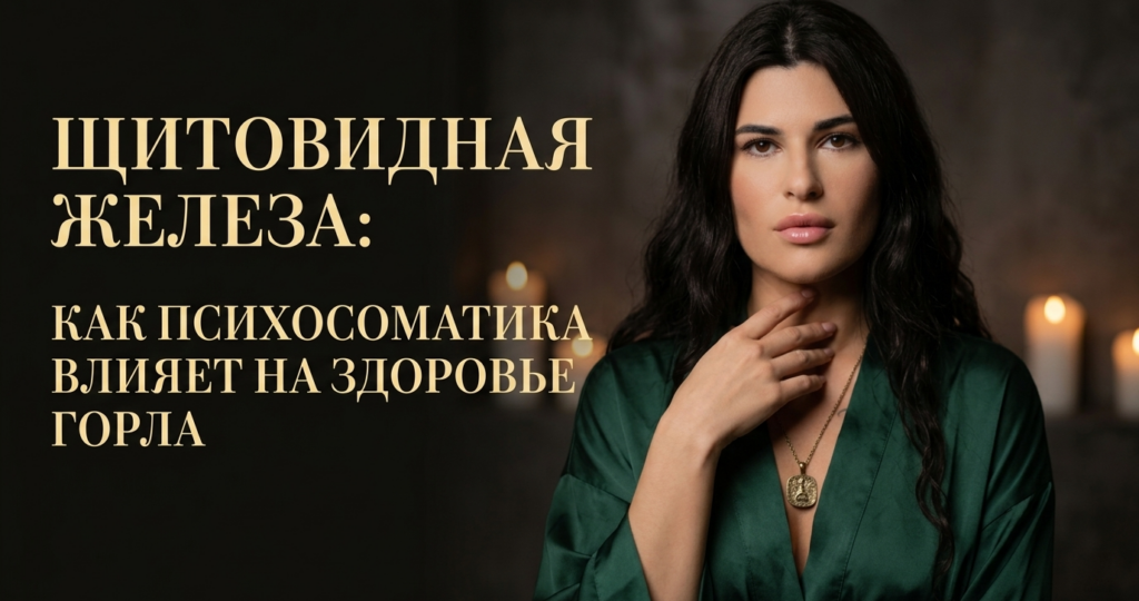 Щитовидная железа: как психосоматика влияет на здоровье горла