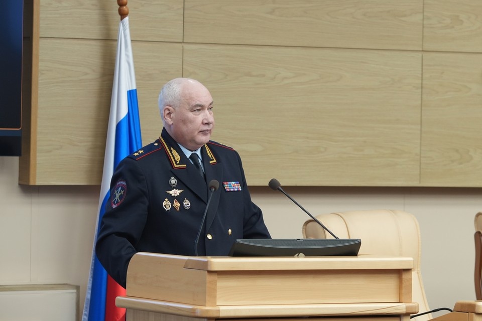    Начальник ГУ МВД России по Иркутской области генерал-лейтенант полиции Дмитрий Ильичев. ГУ МВД по Иркутской области