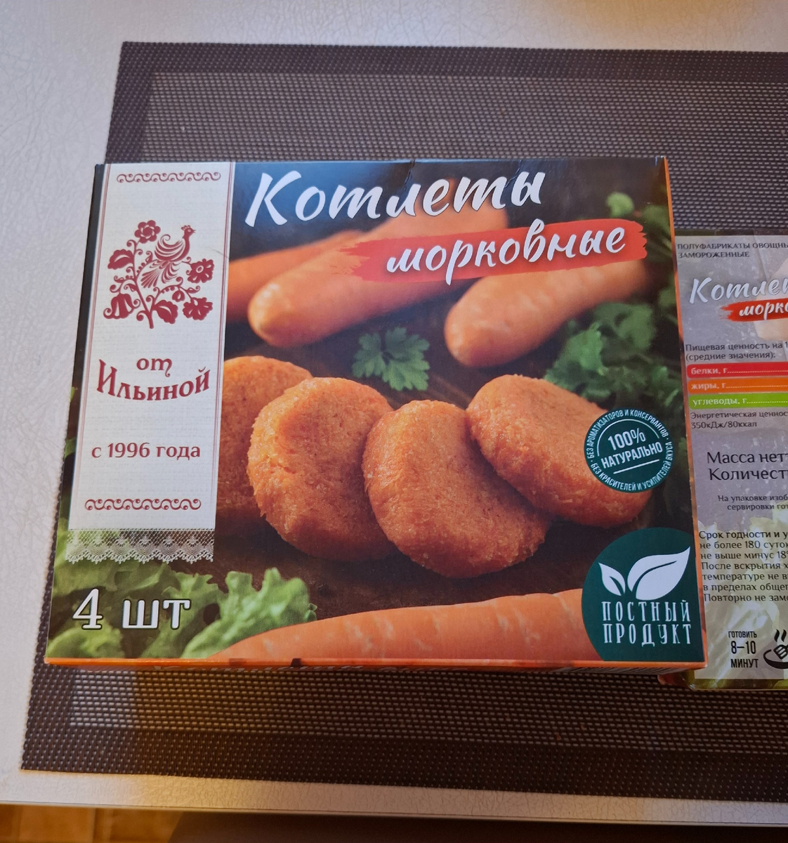 Упаковка котлет. 